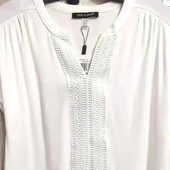 NWT Cable & Gauge ultra soft comfy top with chic style - Picture 10 of 10